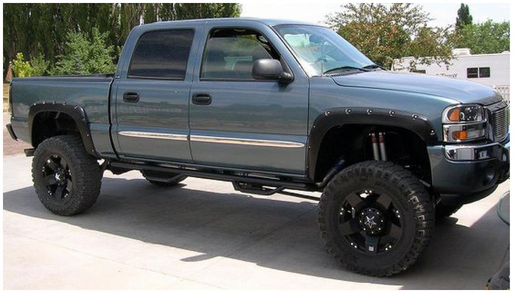 Husky Liners 2804917 Fender Flares Pocket-Style 4PC Set for Select Chevrolet Silverado 2500, GMC Sierra 1500, GMC Sierra Classic