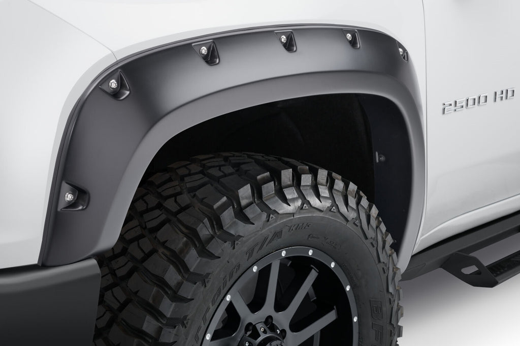 Husky Liners 2804982 Fender Flares Pocket-Style 4PC Set for Select Chevrolet Silverado HD, Chevrolet Silverado HD