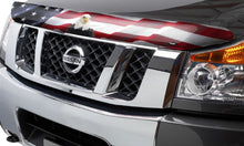 Load image into Gallery viewer, Husky Liners 2818402 Husky Liners Eagle American Flag Bug Shield Hood Protector for Select Nissan Armada, Nissan TITAN