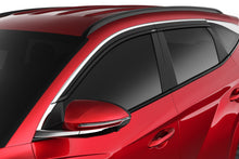 Load image into Gallery viewer, Husky Liners 2886001 Low Profile Ventvisor Deflector; Smoke with Chrome Trim; Outside Mount; 6 pc. for Select INFINITI M45