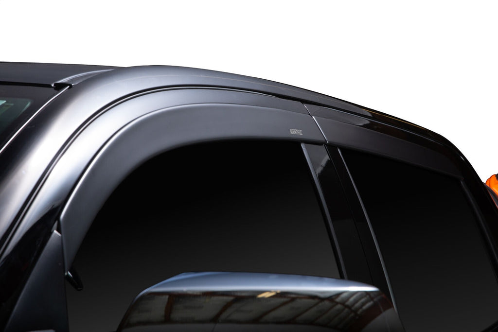 Husky Liners 2857012 Low Profile Ventvisor Deflector; Matte Black; Outside Mount; 4 pc. for Select Toyota Tundra