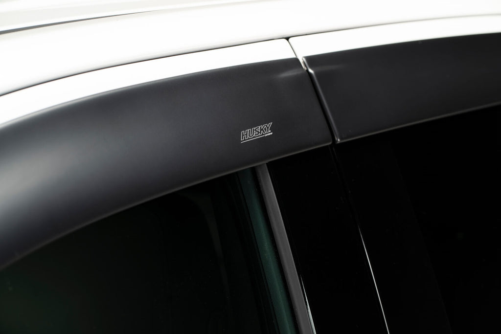 Husky Liners 2857074 Low Profile Ventvisor Deflector; Matte Black; Outside Mount; 4 pc. for Select Nissan TITAN, Nissan TITAN XD