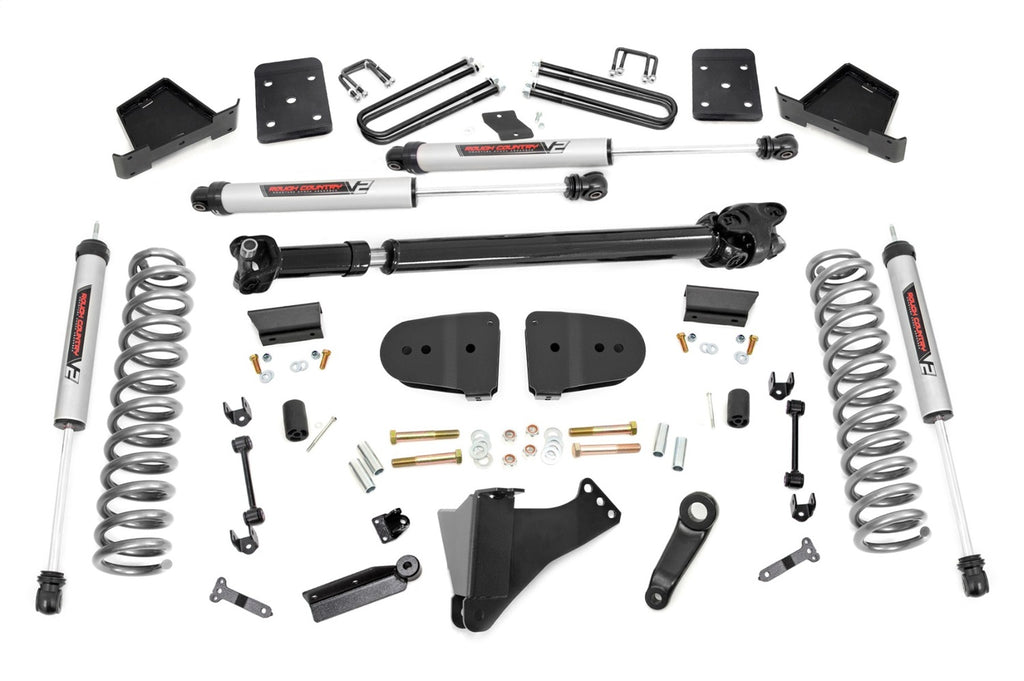 Rough Country 43971 Suspension Lift Kit w/Shocks for Select Ford F-250 Super Duty, Ford F-350 Super Duty