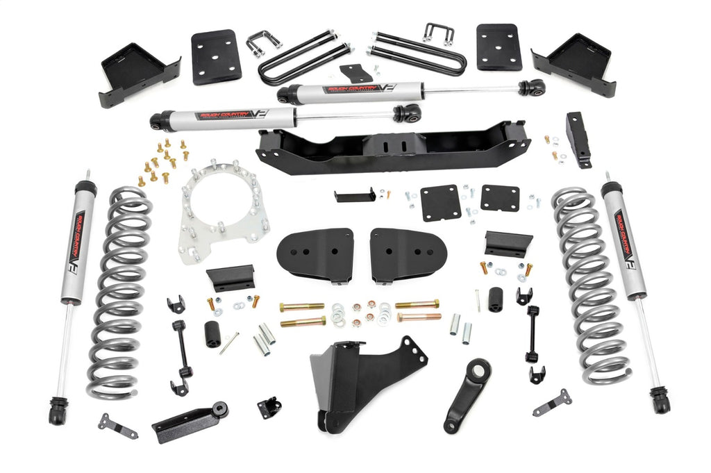 Rough Country 43970 Suspension Lift Kit w/Shocks for Select Ford F-250 Super Duty, Ford F-350 Super Duty