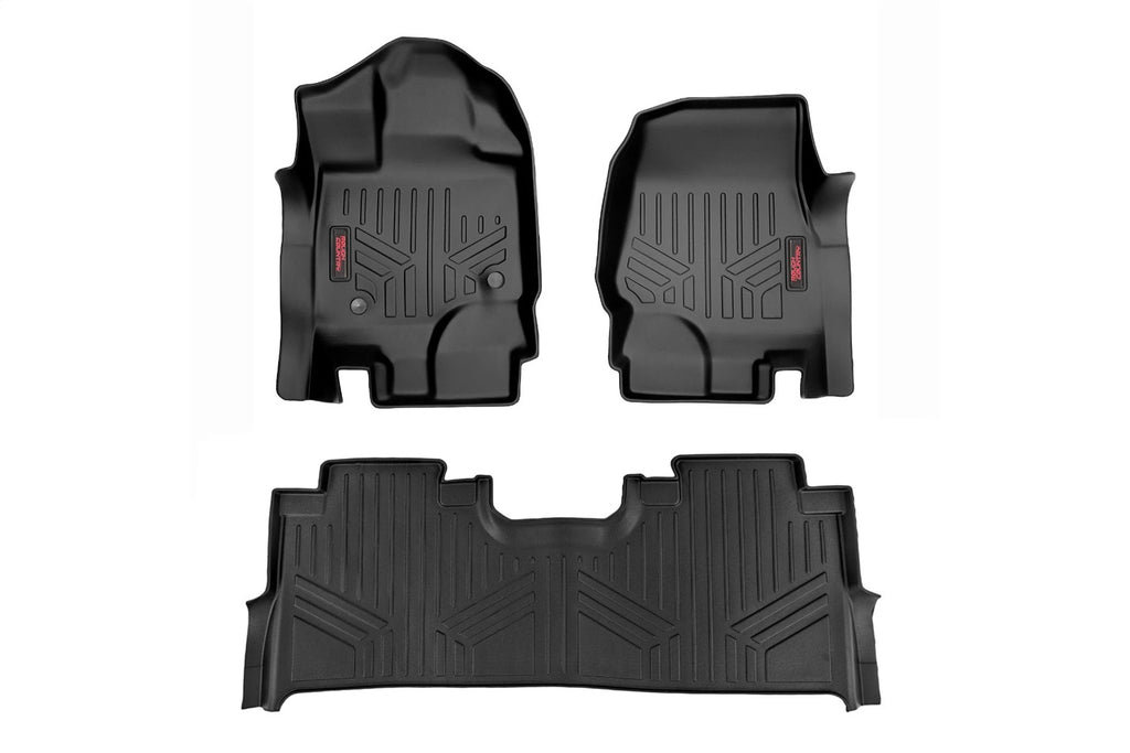 Rough Country M-51515 Heavy Duty Floor Mats for Select Ford F-150, Ford F-150 Lightning