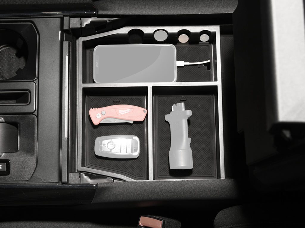 Armordillo 8714072 2021+ FORD F150 CENTER CONSOLE ORGANIZER for Select Ford F-150