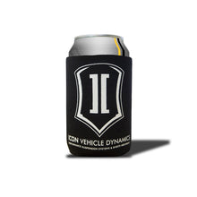 Load image into Gallery viewer, ICON Vehicle Dynamics ICON-KOOZIE ICON BLACK KOOZIE W/SHIELD