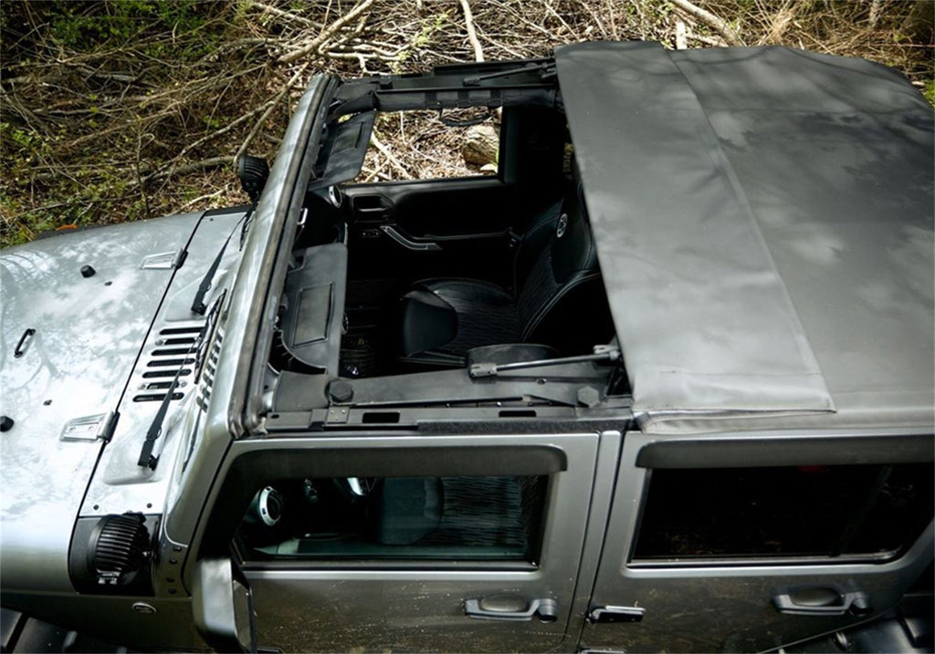 Rampage 990135 Trailview Tonneau Top for Select Jeep Wrangler, Jeep Wrangler JK