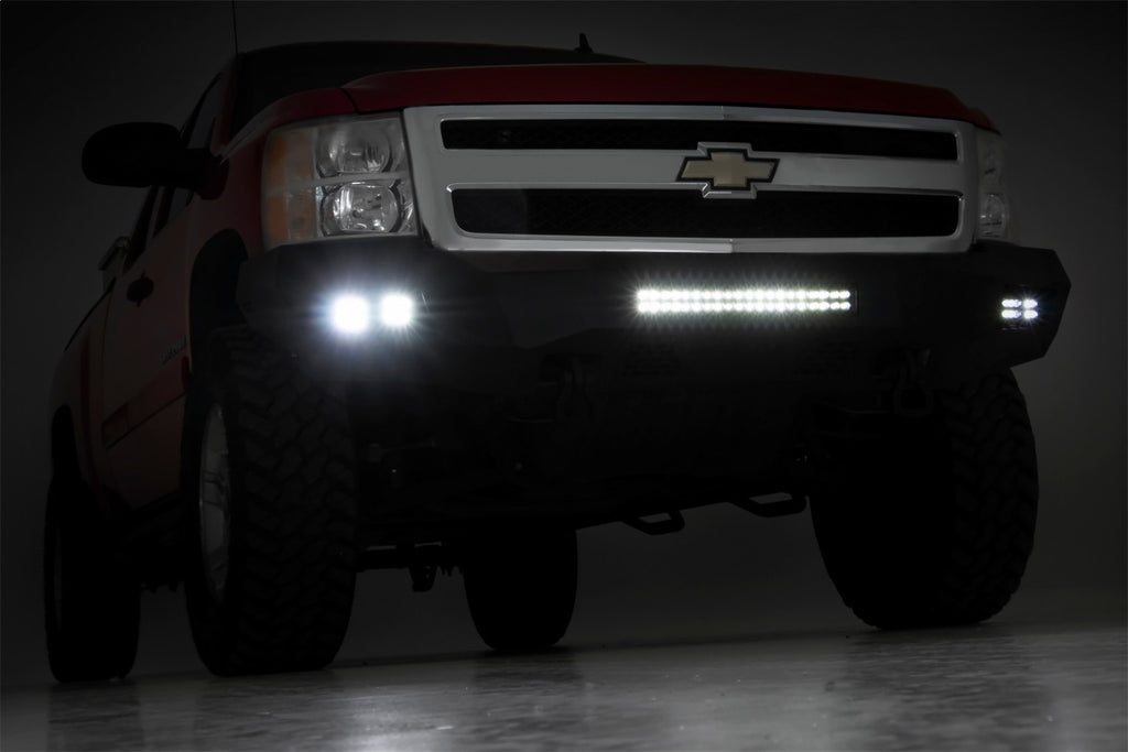 Rough Country 10769 Heavy Duty Front LED Bumper for Select Chevrolet Silverado