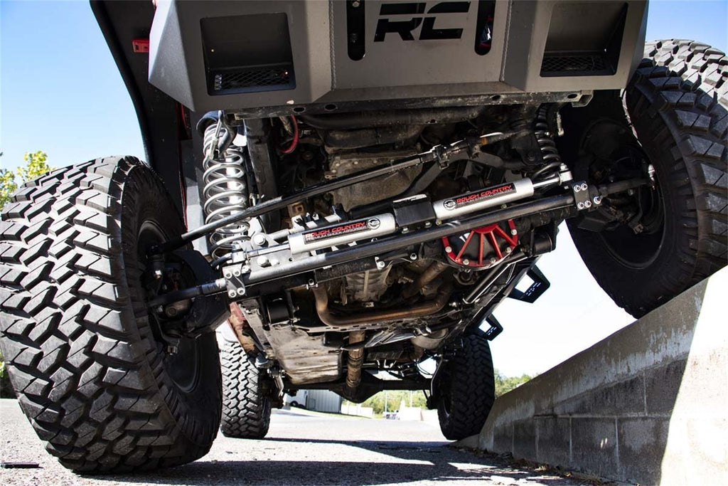 Rough Country 8734930 N3 Dual Steering Stabilizer for Select Jeep Wrangler, Jeep Wrangler JK