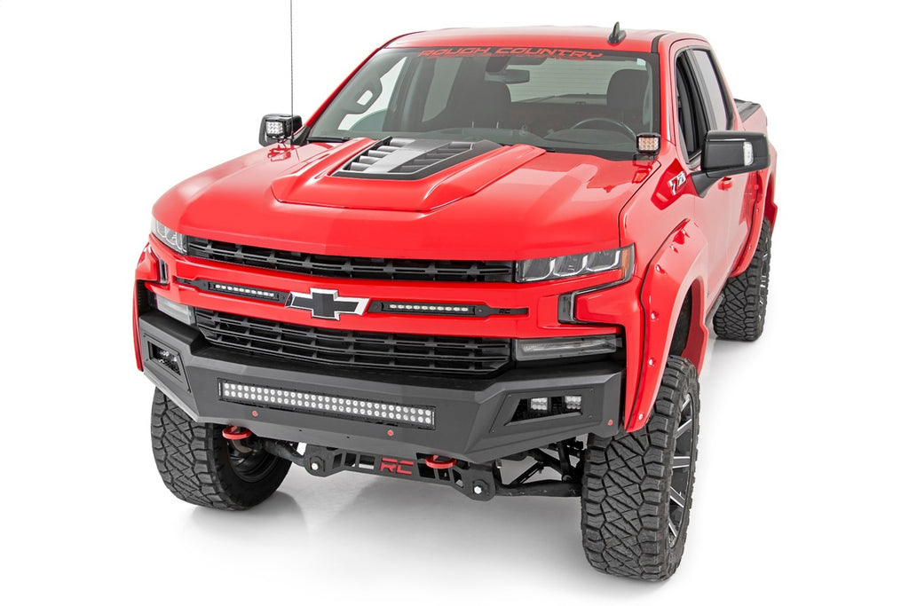 Rough Country 70844 LED Lower Windshield Ditch Kit for Select Chevrolet Silverado 1500, Chevrolet Silverado LTD