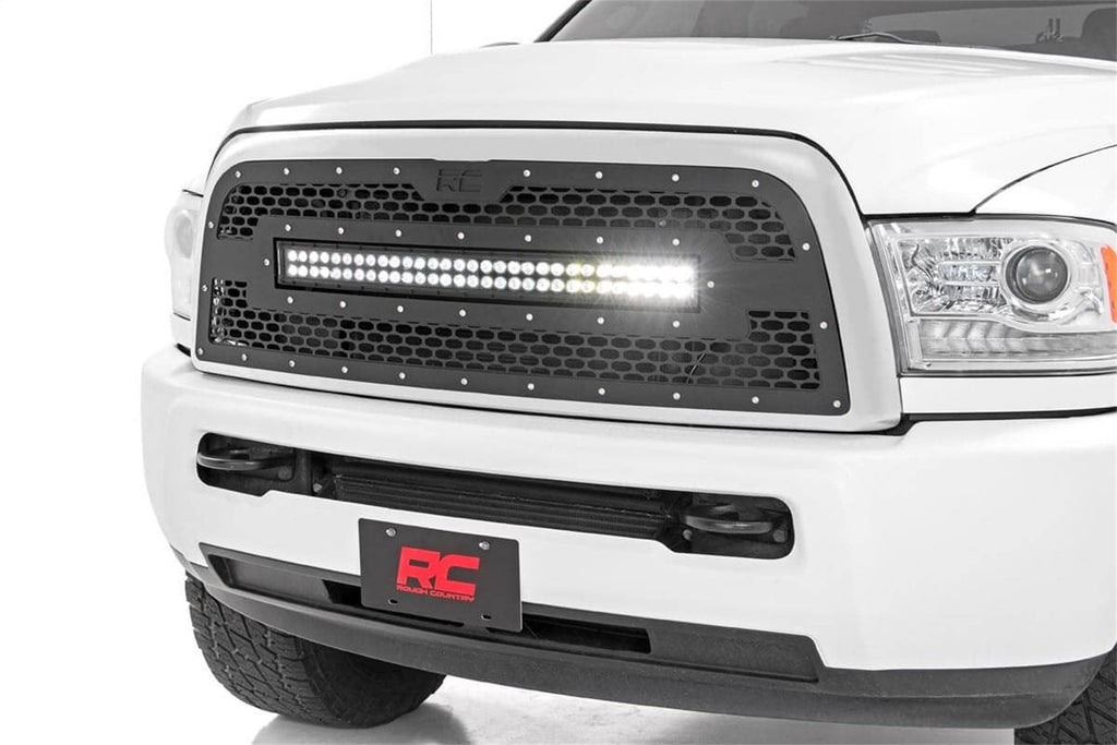 Rough Country 70152 Mesh Grille w/LED for Select Ram 2500, Ram
