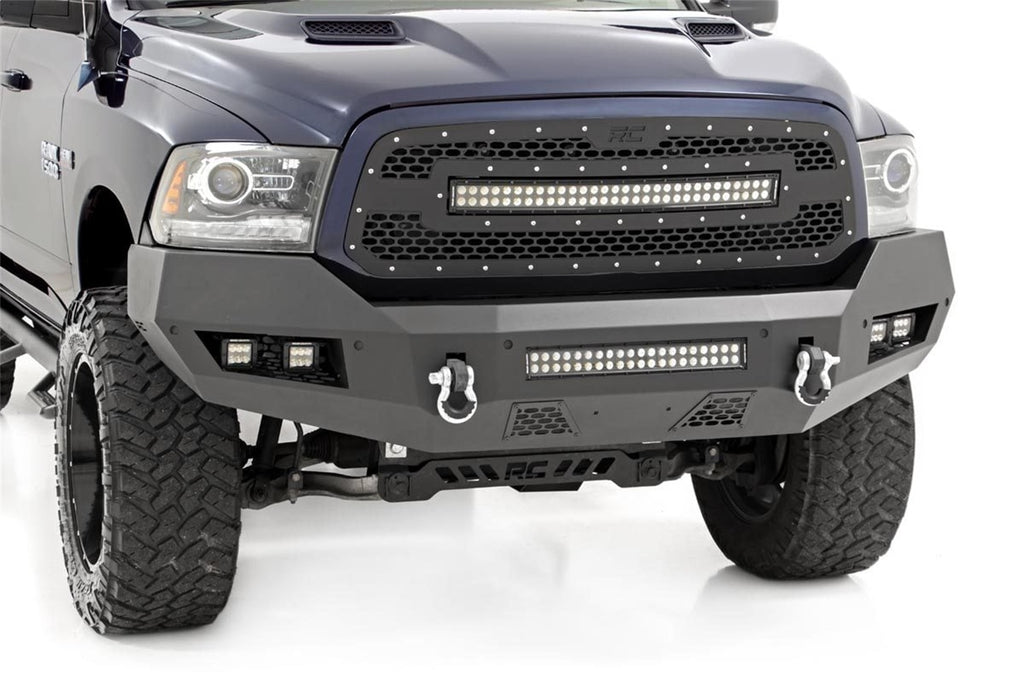 Rough Country 10774 Heavy Duty Front LED Bumper for Select Ram 1500, Ram Classic