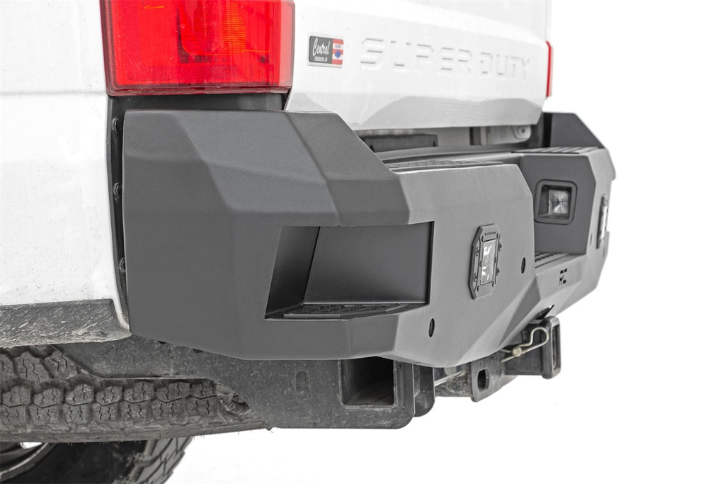 Rough Country 10788 Heavy Duty Rear LED Bumper for Select Ford F-250 Super Duty, Ford F-350 Super Duty