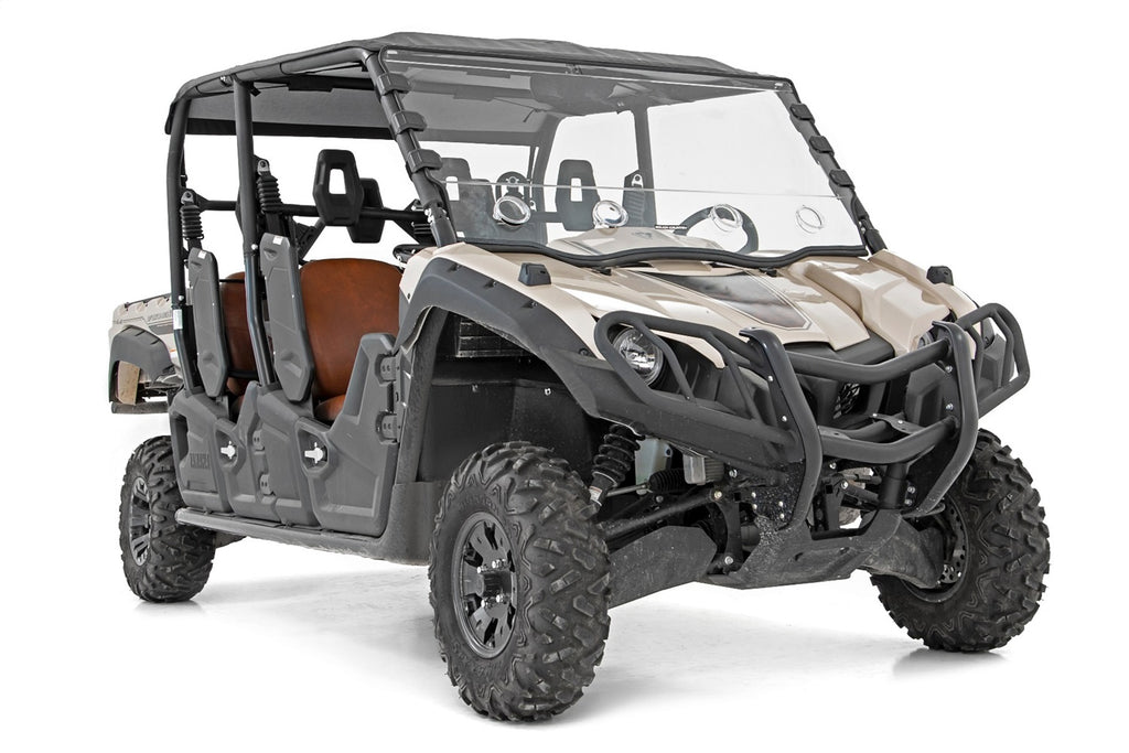 Rough Country 98242040 Windshield for Select Yamaha YXC700 Viking VI EPS, Yamaha YXC700 Viking VI EPS Ranch Edition, Yamaha YXM700 Viking EPS Ranch Edition, Yamaha YXM700 Viking EPS SE, Yamaha YXM700 Viking EPS with Suntop, Yamaha YXM700 Viking FI 4x4,