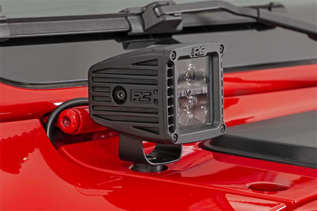 Rough Country 70060 Black Series LED Fog Light Kit for Select Jeep Gladiator, Jeep Wrangler