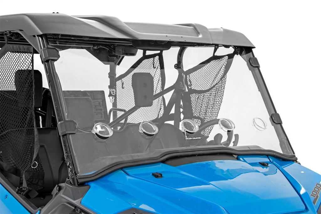Rough Country 98262020 Windshield for Select Honda SXS1000M3 Pioneer 1000, Honda SXS1000M3 Pioneer Deluxe, Honda SXS1000M3 Pioneer EPS, Honda SXS1000M3 Pioneer Forest, Honda SXS1000M3 Pioneer Limited Edition, Honda SXS1000M3 Pioneer Special Edition,