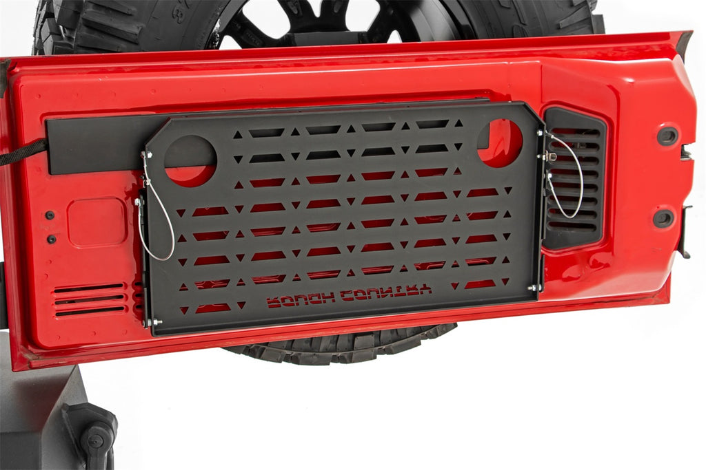 Rough Country 10630 Tailgate Folding Table for Select Ford Bronco, Jeep Wrangler, Jeep Wrangler JK