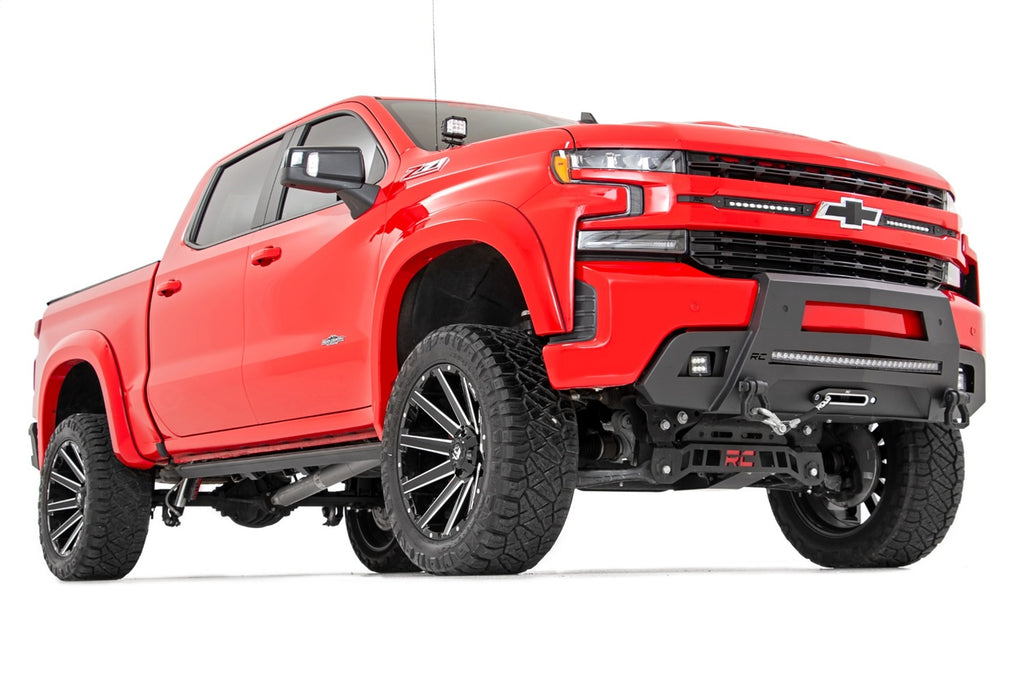 Rough Country 10805 LED Winch Bumper for Select Chevrolet Silverado 1500, Chevrolet Silverado LTD