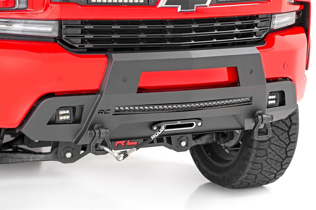 Rough Country 10805 LED Winch Bumper for Select Chevrolet Silverado 1500, Chevrolet Silverado LTD