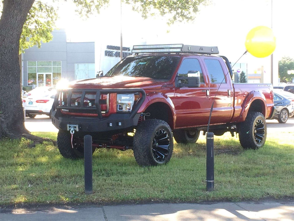 Road Armor 611R2B Stealth Winch Front Bumper for Select Ford F-250 Super Duty, Ford F-350 Super Duty