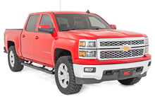 Load image into Gallery viewer, Rough Country 21001 Oval Nerf Step Bar for Select Chevrolet Silverado 1500, Chevrolet Silverado HD, Chevrolet Silverado HD, GMC Sierra 1500, GMC Sierra HD, GMC Sierra HD