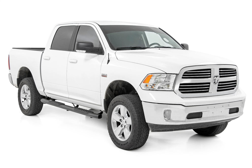 Rough Country 21003 Oval Nerf Step Bar for Select Dodge Ram 1500, Ram 1500, Ram Classic, Ram 2500, Ram