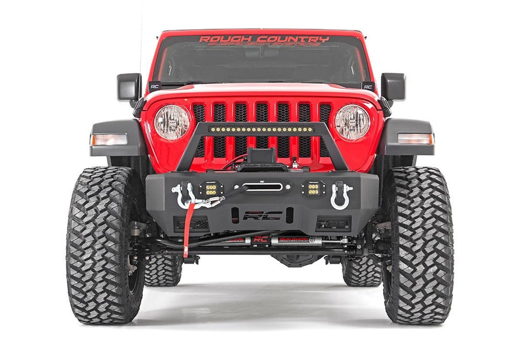 Rough Country 87304 N3 Dual Steering Stabilizer for Select Jeep Gladiator, Jeep Wrangler, Jeep Wrangler JK