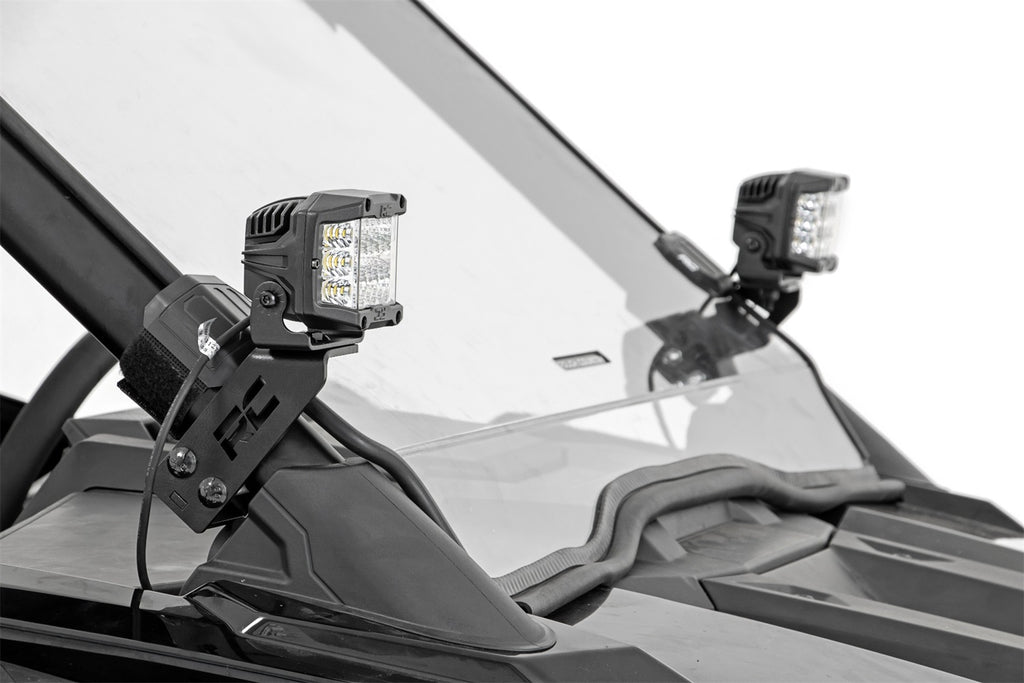 Rough Country 93078 Dual LED Cube Kit for Select Polaris RZR PRO XP, Polaris RZR PRO XP 4, Polaris RZR PRO XP 4 Orange Madness LE, Polaris RZR PRO XP 4 Premium, Polaris RZR PRO XP 4 Sport, Polaris RZR PRO XP 4 Ultimate, Polaris RZR PRO XP Orange Madness