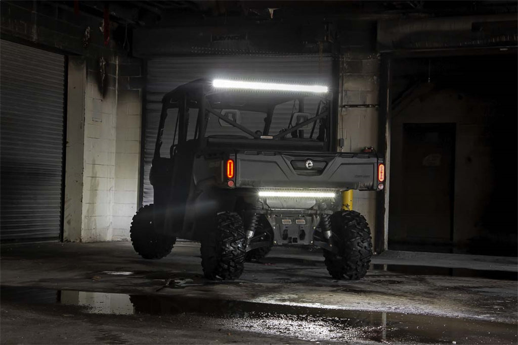 Rough Country 71019 LED Light Bar for Select Can-Am Defender DPS HD10, Can-Am Defender DPS HD5, Can-Am Defender DPS HD7, Can-Am Defender DPS HD8, Can-Am Defender DPS HD8 CAB, Can-Am Defender DPS HD9, Can-Am Defender DPS HD9 CAB, Can-Am Defender HD10,