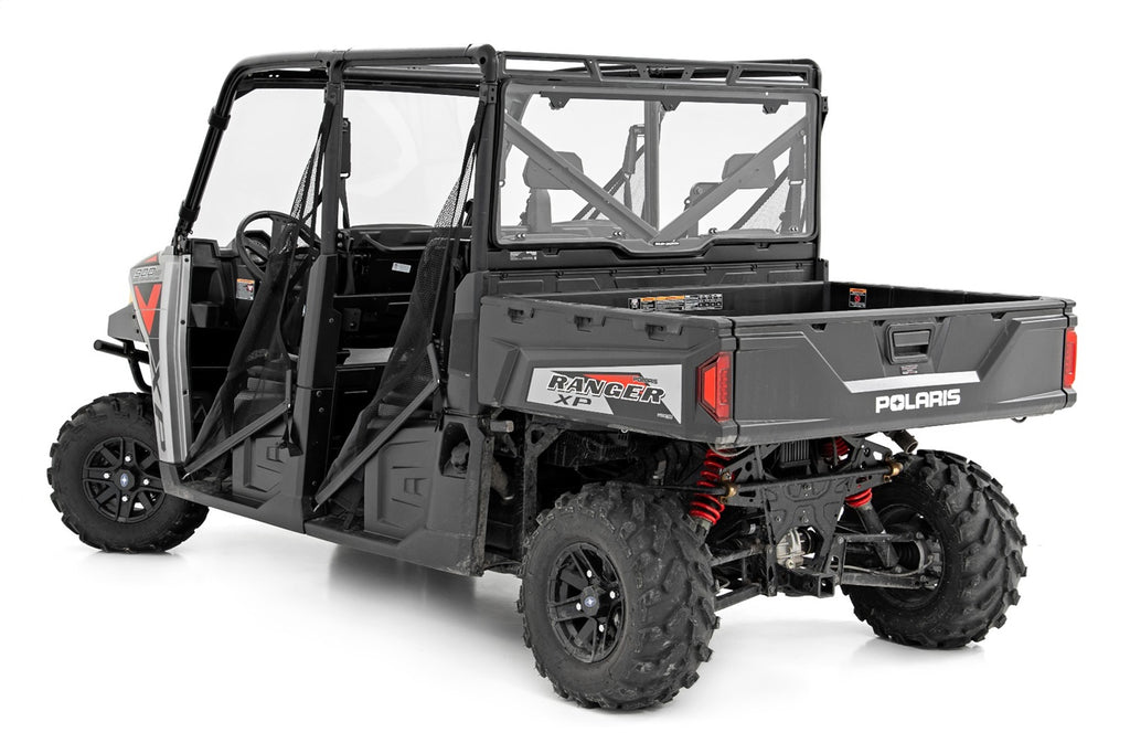 Rough Country 98132012 Windshield for Select Can-Am Defender HD10, Polaris Ranger 1000, Polaris Ranger EPS, Polaris Ranger Premium, Polaris Ranger 570 XP, Polaris Ranger 570 XP EPS, Polaris Ranger 900 XP, Polaris Ranger 900 XP Bronze Mist LE, Polaris