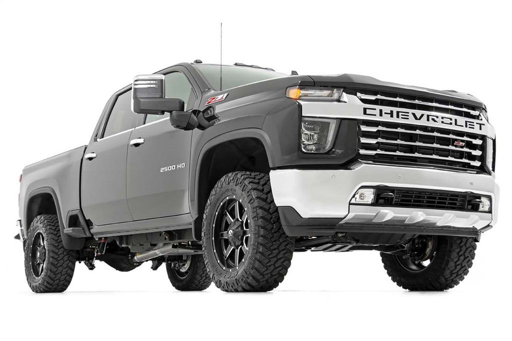 Rough Country 95850RED Suspension Lift Kit w/Shocks for Select Chevrolet Silverado HD, Chevrolet Silverado HD, GMC Sierra HD