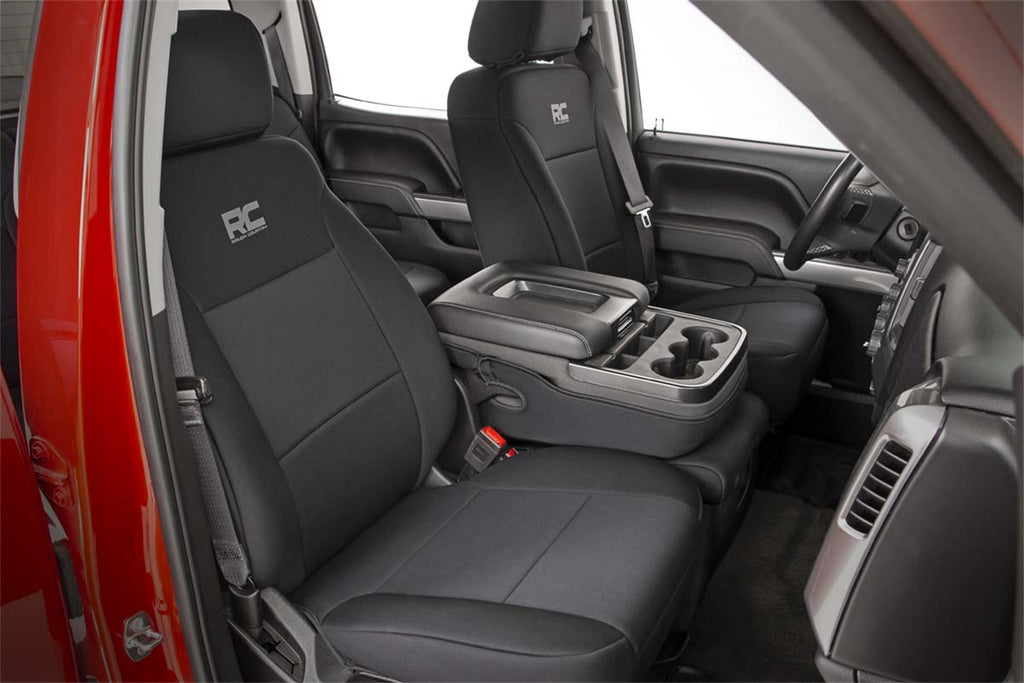 Rough Country 91024 Neoprene Seat Covers for Select Chevrolet Silverado