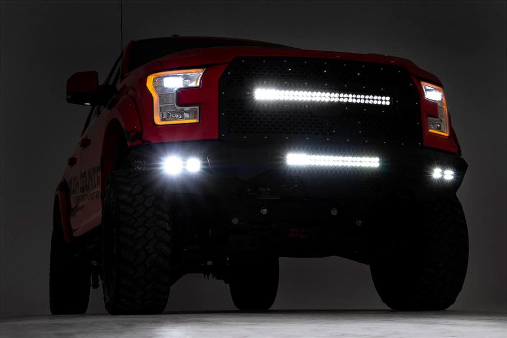 Rough Country 10770 Heavy Duty Front LED Bumper for Select Ford F-150