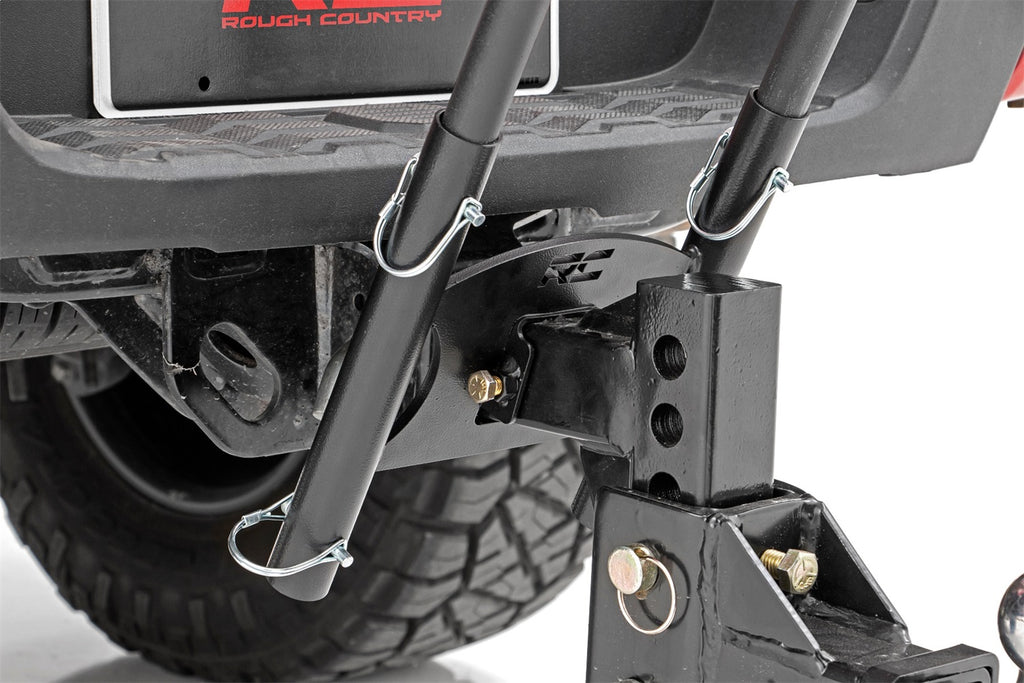 Rough Country 117504 Universal Hitch Dual Flag Pole Holder