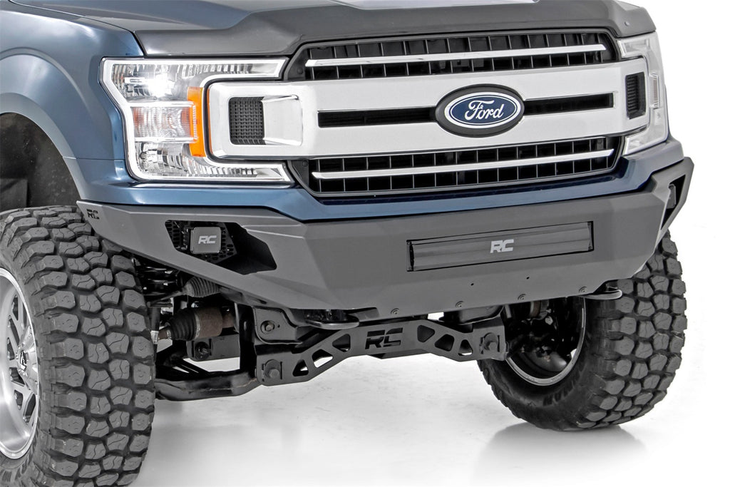 Rough Country 10756A LED Front Bumper for Select Ford F-150