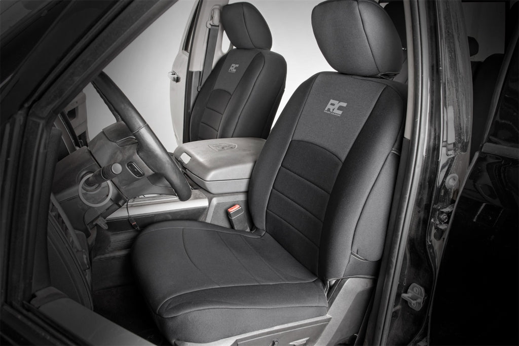 Rough Country 91068 Neoprene Seat Covers for Select Dodge Ram 1500, Ram 1500, Ram 2500, Ram