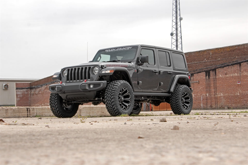 Rough Country 79770 Suspension Lift Kit w/V2 Shocks for Select Jeep Wrangler