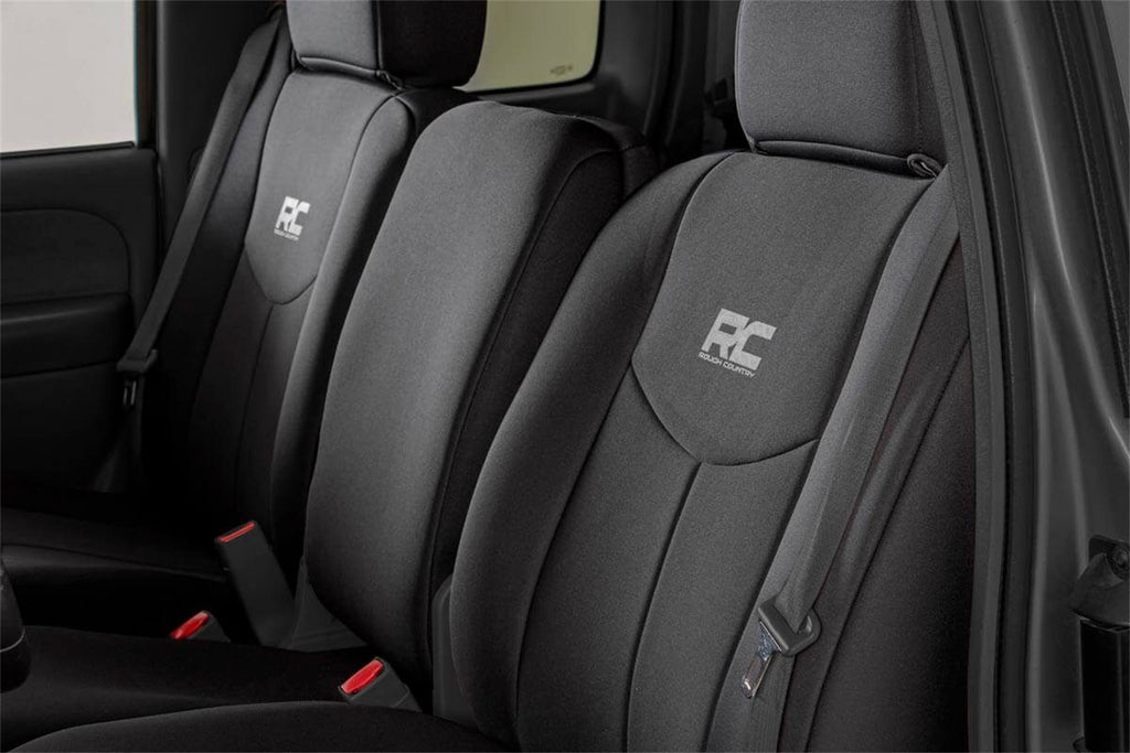 Rough Country 91019 Seat Cover Set for Select Chevrolet Silverado 1500, Chevrolet Silverado Classic, GMC Sierra