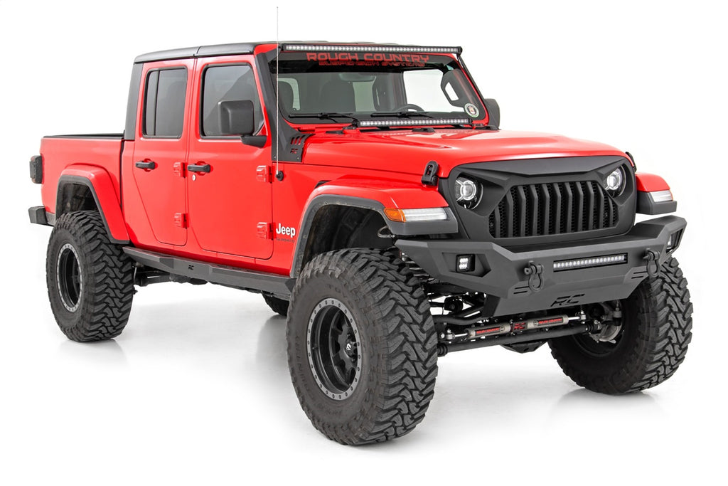 Rough Country 10635 High Clearance Bumper for Select Jeep Gladiator, Jeep Wrangler, Jeep Wrangler JK