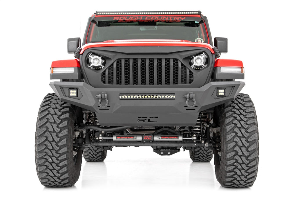 Rough Country 10635 High Clearance Bumper for Select Jeep Gladiator, Jeep Wrangler, Jeep Wrangler JK