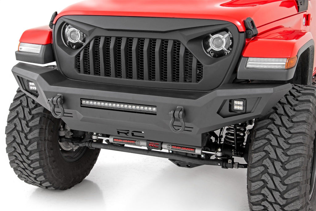 Rough Country 10635 High Clearance Bumper for Select Jeep Gladiator, Jeep Wrangler, Jeep Wrangler JK