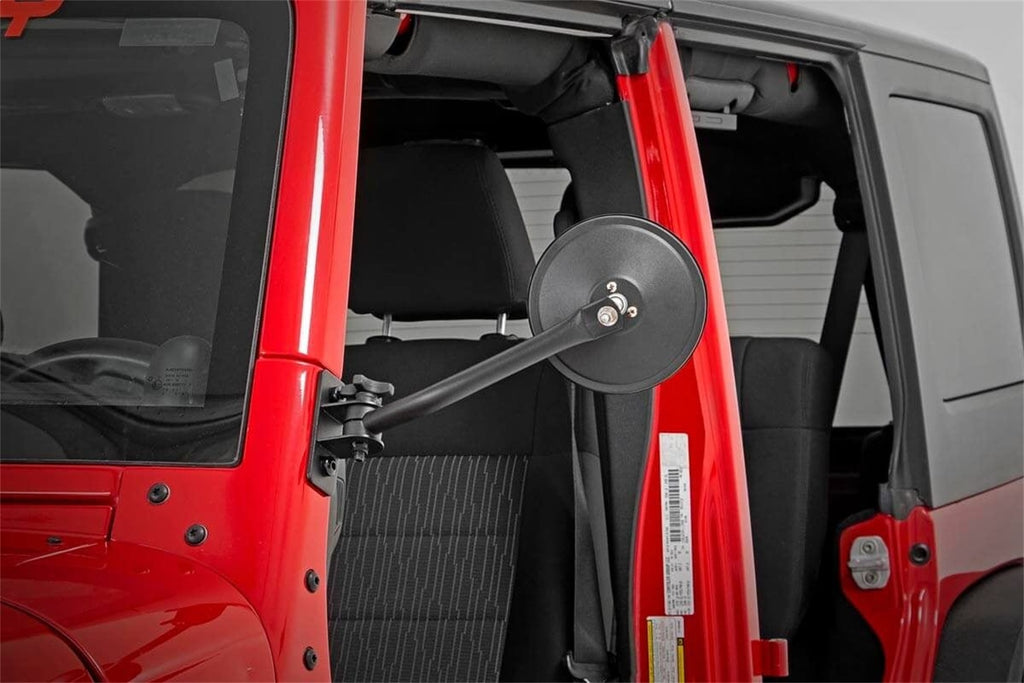 Rough Country 10519A Trail Mirror for Select Jeep Wrangler
