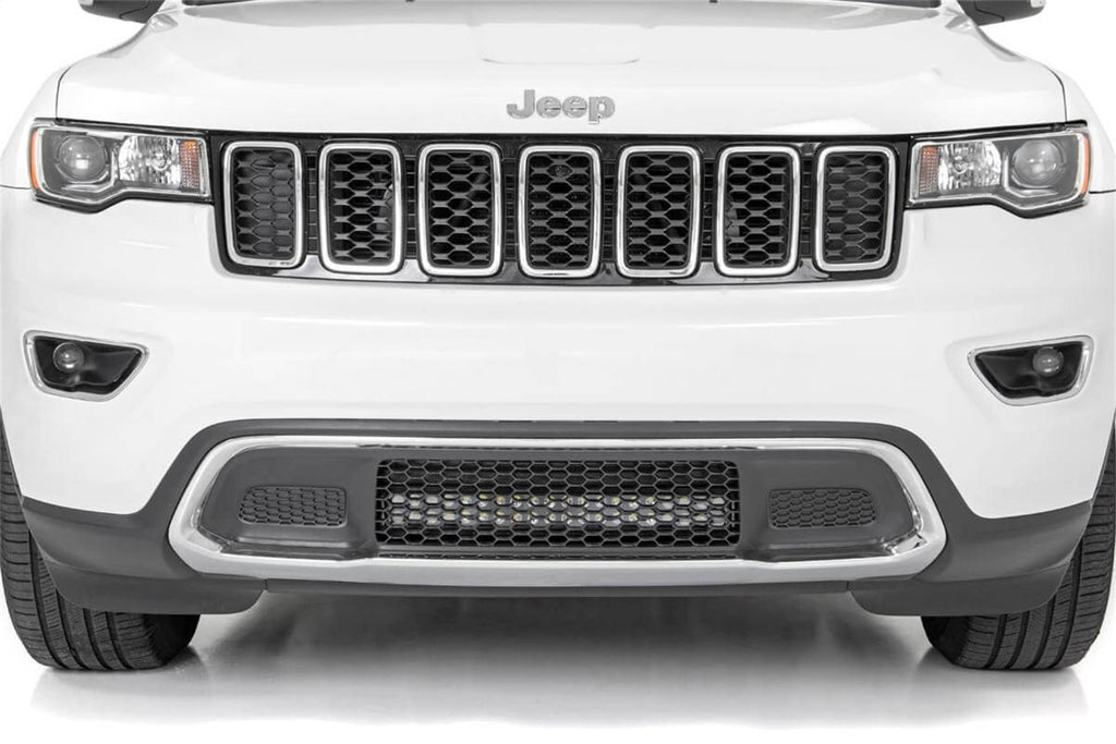 Rough Country 70775 Hidden Bumper Chrome Series LED Light Bar Kit for Select Jeep Grand Cherokee