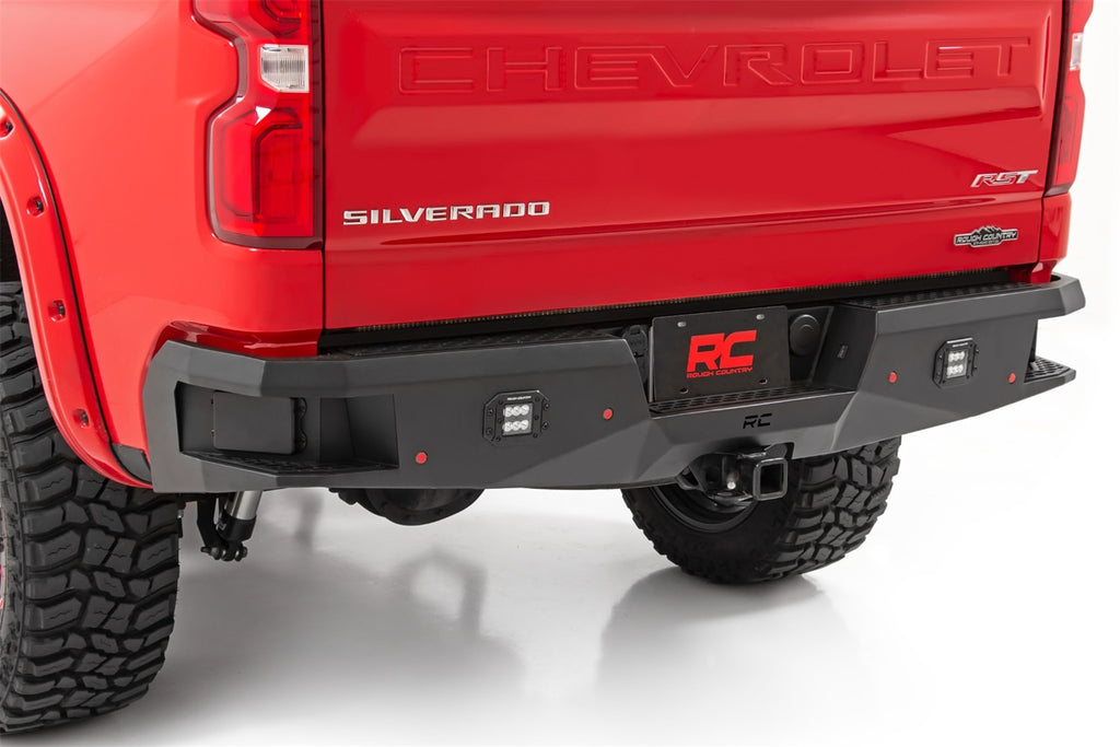 Rough Country 10758 Heavy Duty Rear LED Bumper for Select Chevrolet Silverado 1500, Chevrolet Silverado LTD
