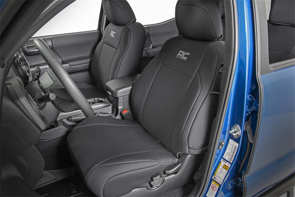 Rough Country 91031 Neoprene Seat Covers for Select Toyota Tacoma
