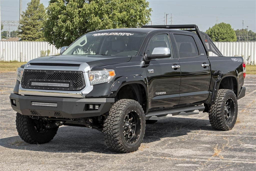 Rough Country 10777 Heavy Duty Front LED Bumper for Select Toyota Tundra