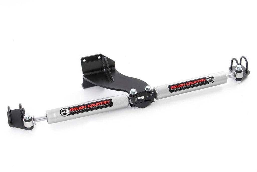 Rough Country 8749430 N3 Dual Steering Stabilizer for Select Ram 2500, Ram