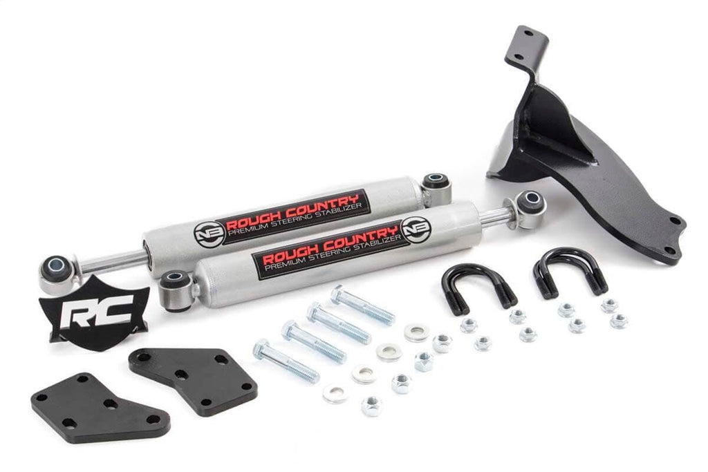 Rough Country 8749430 N3 Dual Steering Stabilizer for Select Ram 2500, Ram