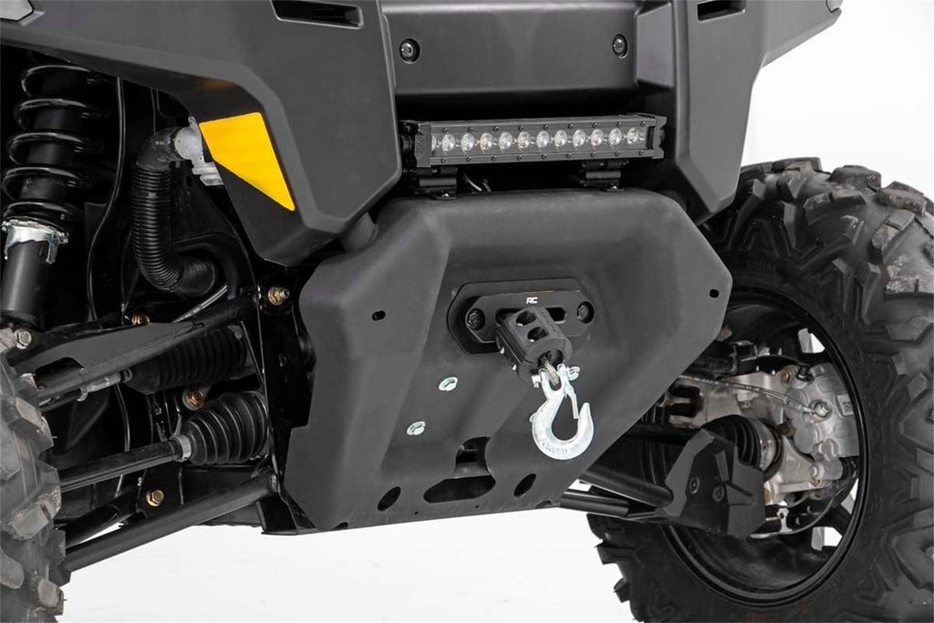 Rough Country 92071 Winch Mounting Plate for Select Can-Am Defender DPS HD10, Can-Am Defender DPS HD7, Can-Am Defender DPS HD8, Can-Am Defender DPS HD9, Can-Am Defender DPS HD9 CAB, Can-Am Defender HD10, Can-Am Defender HD10 6X6 DPS, Can-Am Defender HD10